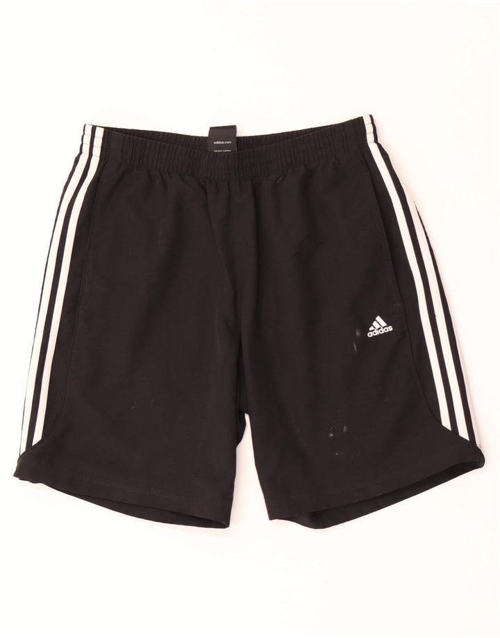 Ανδρικό σορτς Adidas Climalite Sport μεγάλο μαύρο πολυεστέρα