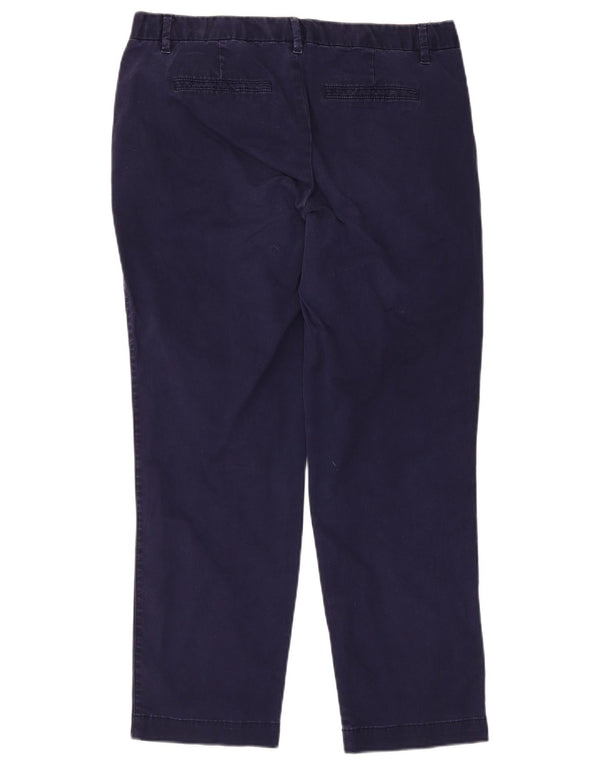 Gap Γυναικείο Slim Cropped Παντελόνι US 8 Medium W32 L26 Navy Blue Cotton