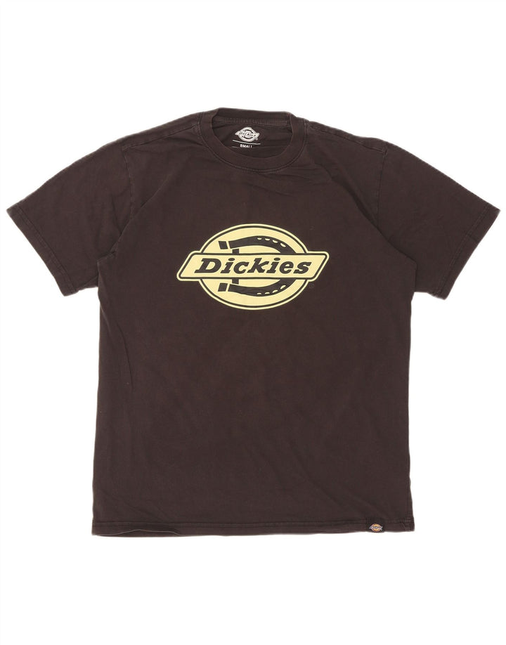 Ανδρικό γραφικό μπλουζάκι Dickies, μικρό μαύρο βαμβακερό