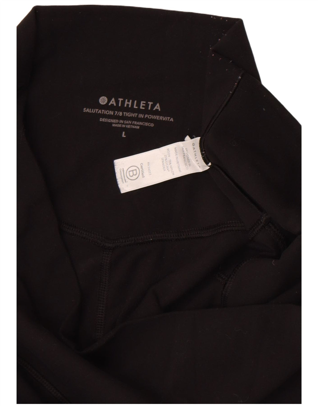 Athleta Γυναικεία κολάν Capri UK 16 Large Black Nylon