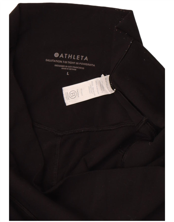 Athleta Γυναικεία κολάν Capri UK 16 Large Black Nylon