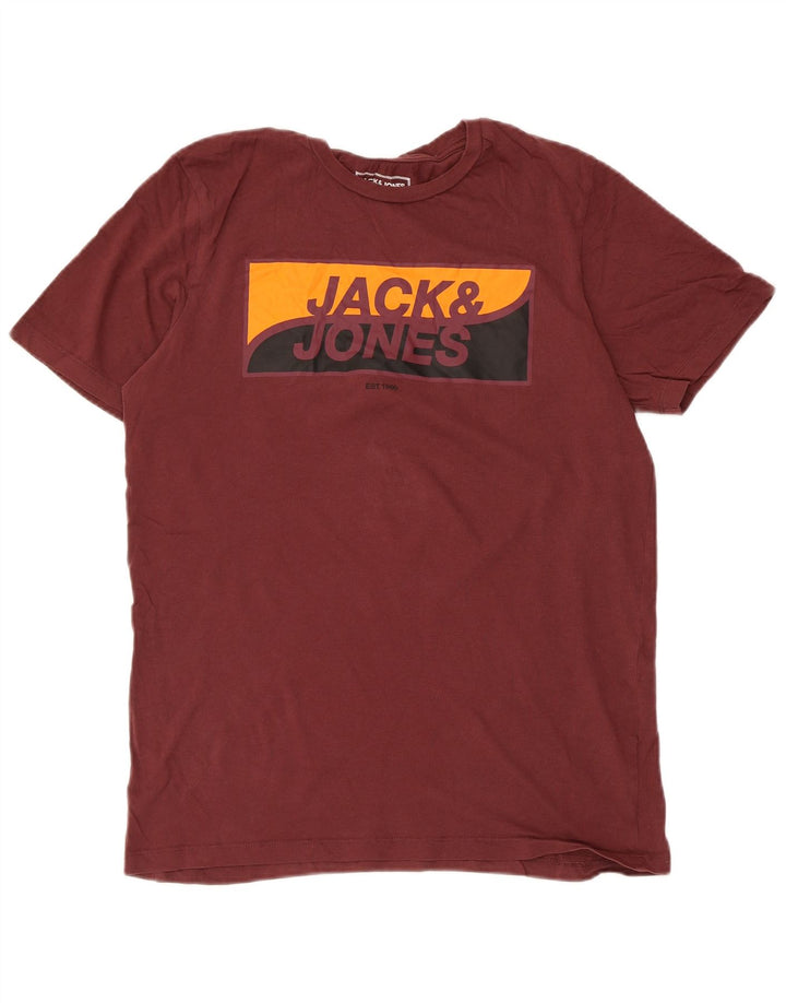 Ανδρικό γραφικό μπλουζάκι JACK & JONES Μπλουζάκι από μεσαίο βαμβάκι