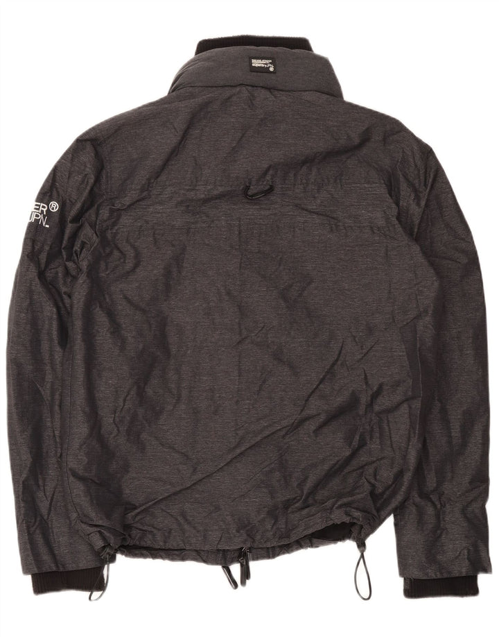 Ανδρικό μπουφάν Windbreaker Superdry UK 44 2XL Μαύρο Πολυεστέρας