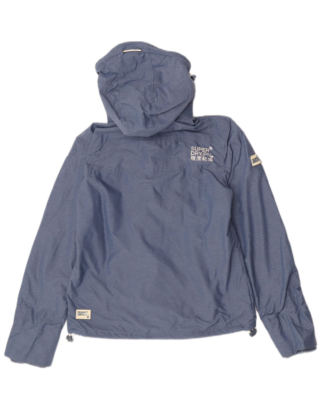 Superdry Γυναικείο Μπουφάν Windbreaker Graphic UK 14 Medium Blue