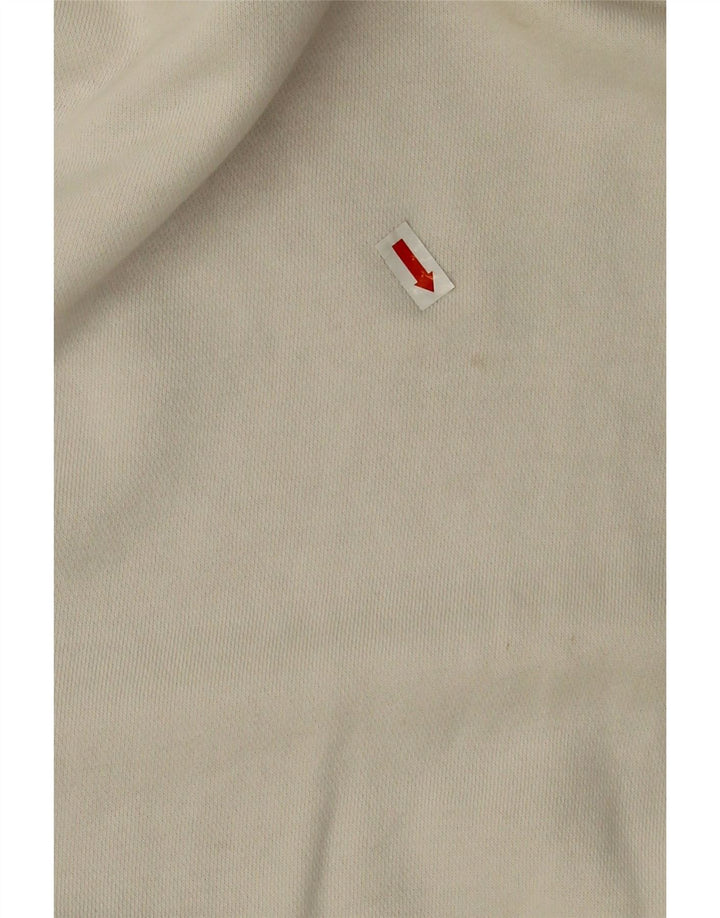 Γυναικείο φούτερ Nike Crop Oversized Jumper UK 14 Βαμβακερό μεσαίο ανοιχτό λευκό