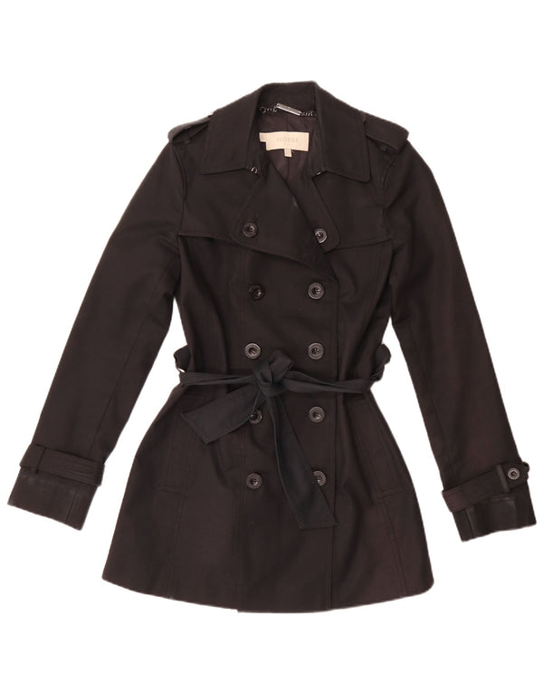 Hobbs Γυναικεία καμπαρντίνα UK 8 Small Black Cotton
