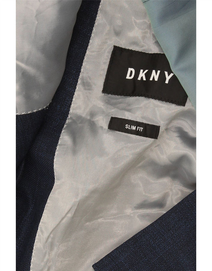 Dkny Ανδρικό σακάκι μπλέιζερ με 2 κουμπιά EU 54 2XL Navy Blue Wool