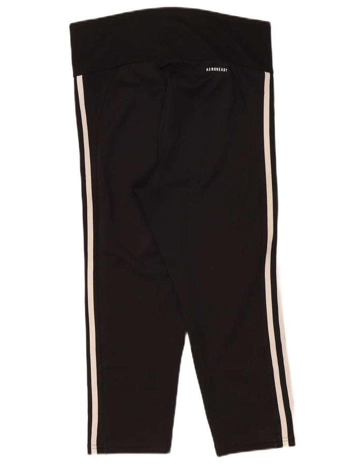 Adidas Γυναικεία Aeroready Κάπρι Κολάν UK 12/14 Μεσαίο μαύρο πολυεστέρα