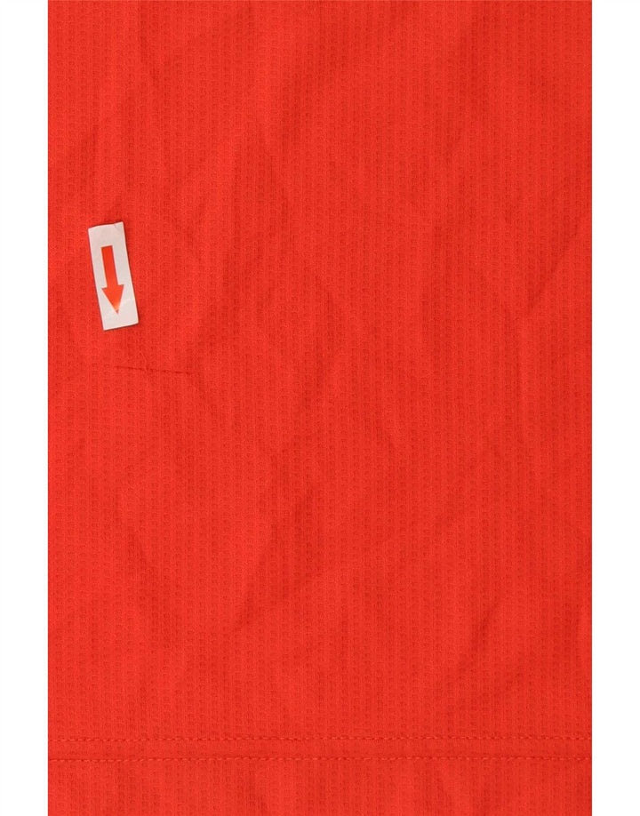 Ανδρικό T-Shirt Adidas Climacool Top Medium Red Colourblock Πολυεστέρας