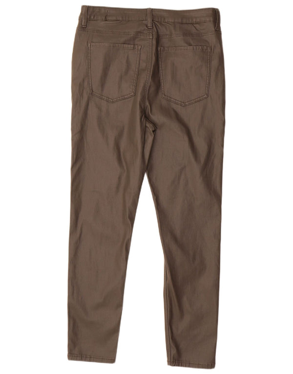 Marks & Spencer Γυναικεία Skinny Casual Παντελόνια UK 16 Large W32 L28 Khaki
