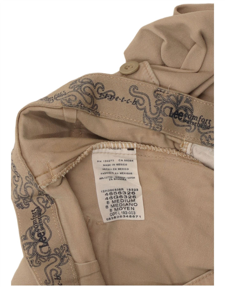 Lee Γυναικείο Stretch ίσιο καθημερινό παντελόνι US 8 Medium W32 L27 Beige