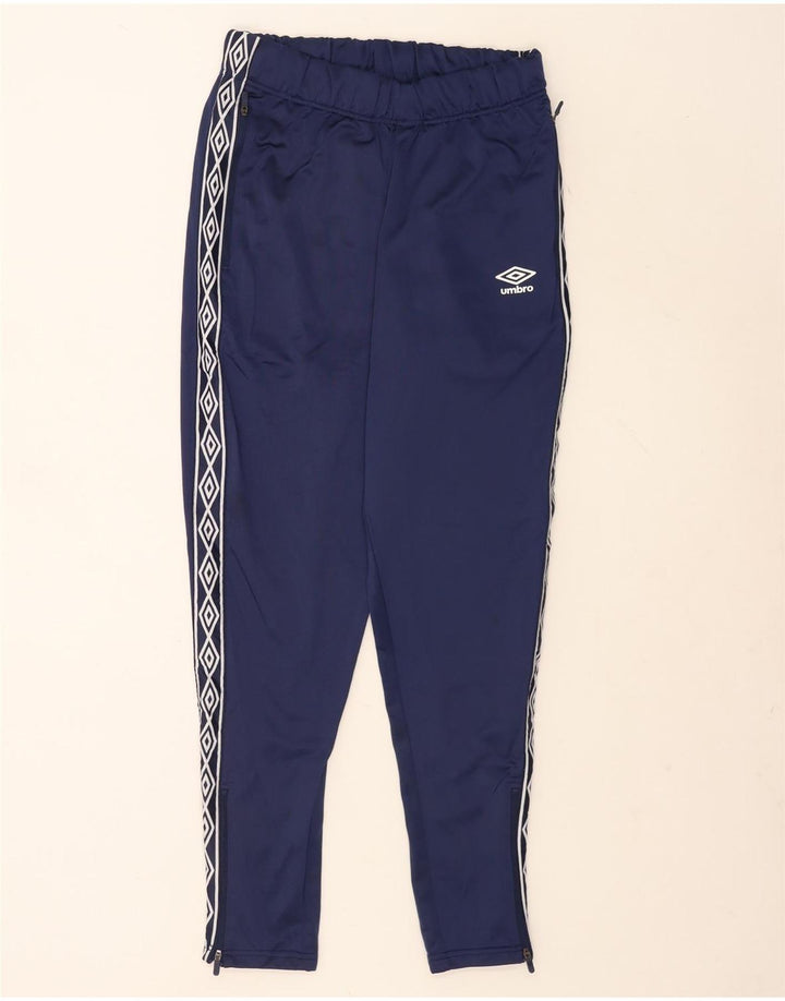 Ανδρική αθλητική φόρμα γραφικών Umbro Παντελόνι μεσαίου ναυτικού μπλε πολυεστέρα
