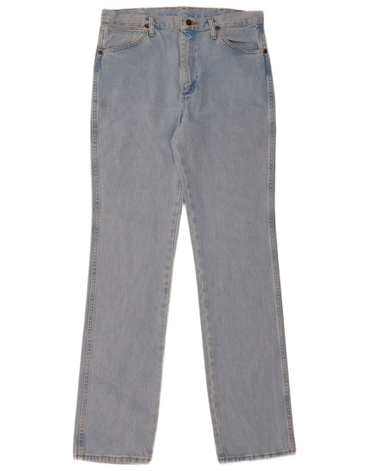 Ανδρικό τζιν Wrangler ίσιο W34 L36 Μπλε βαμβακερό