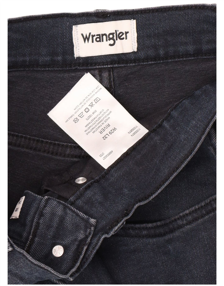 Ανδρικό τζιν WRANGLER River Slim W29 L29 Navy Blue Cotton