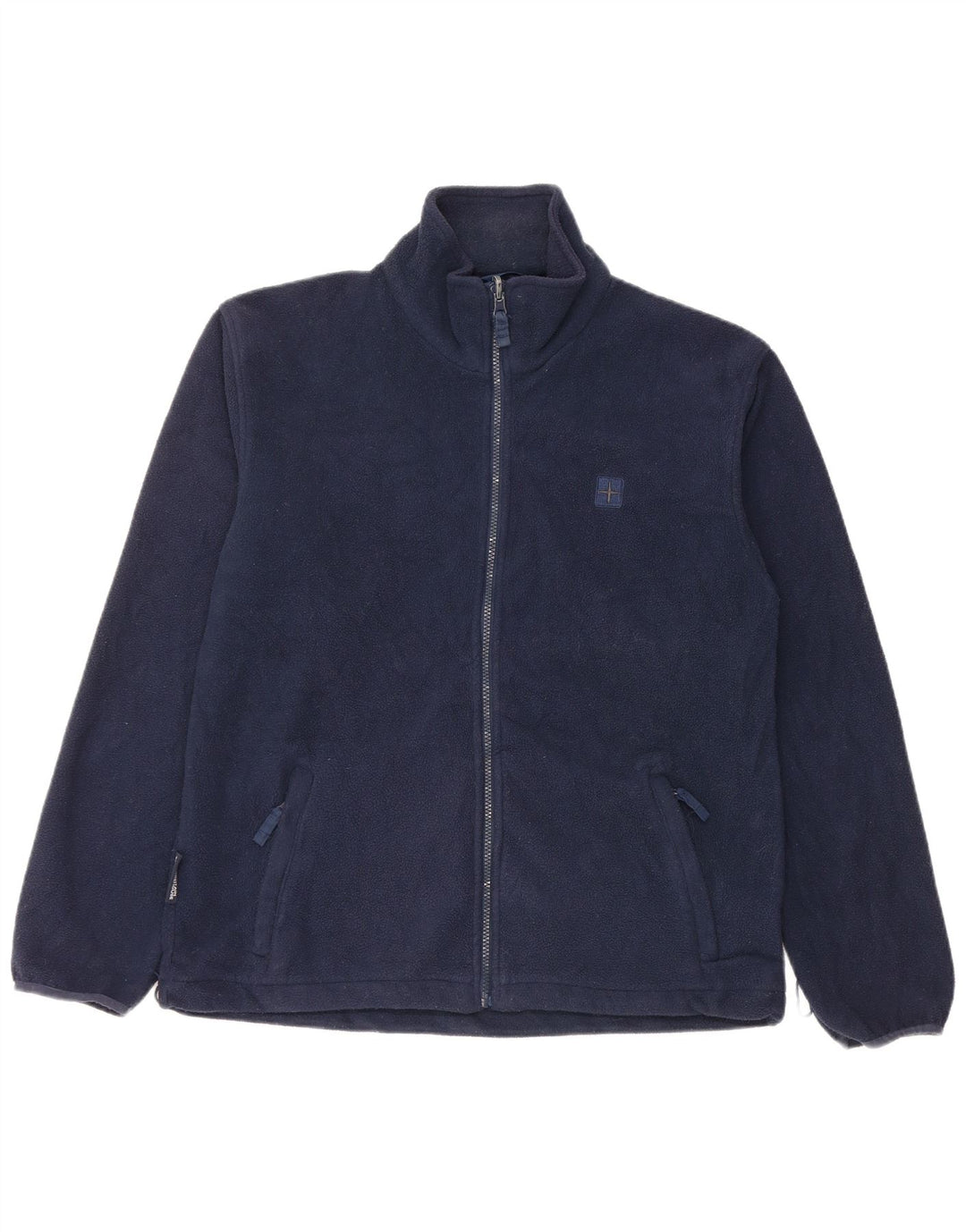Mountain Warehouse Ανδρικό Fleece Jacket UK 38 Medium Navy Blue Polyester