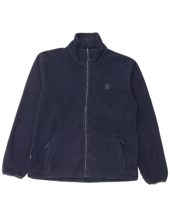 Mountain Warehouse Ανδρικό Fleece Jacket UK 38 Medium Navy Blue Polyester