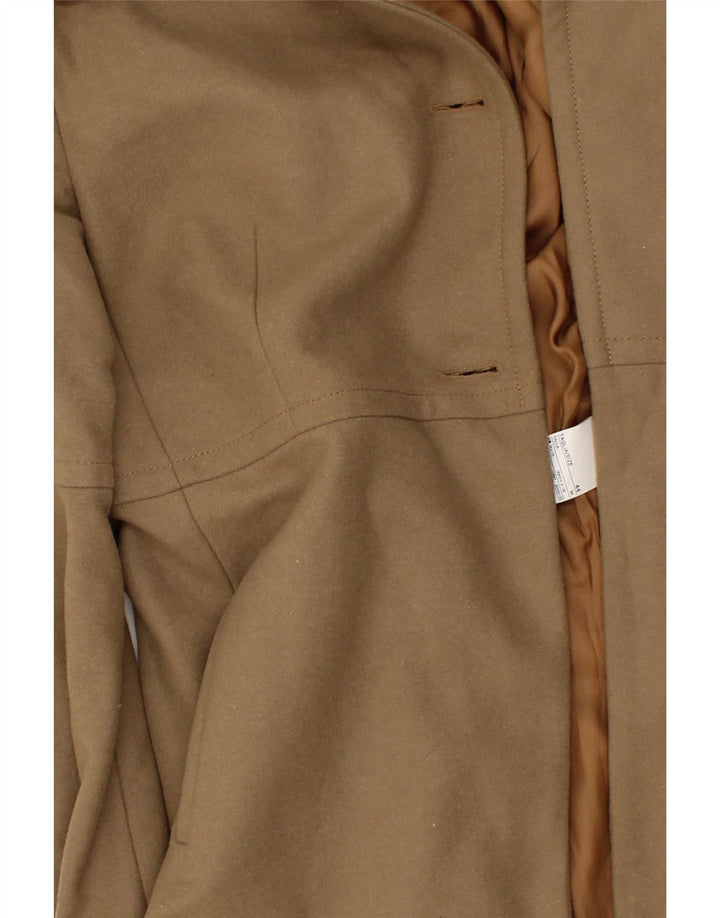 BENETTON Womens Overcoat IT 44 Medium Brown Wool Vintage Benetton and Second-Hand Benetton from Messina Hembry 