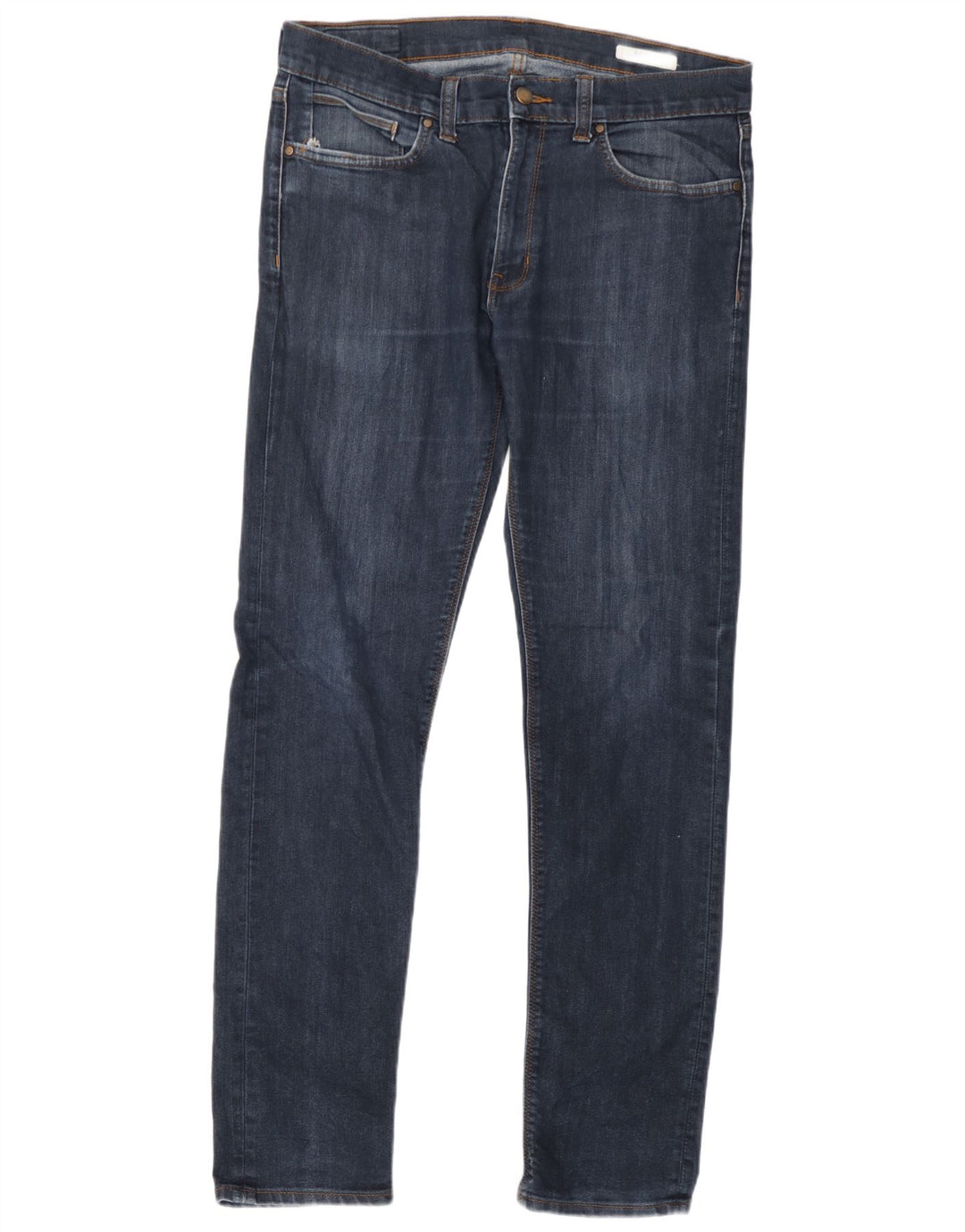 Ανδρικά Skinny Jeans Marks & Spencer W34 L33 Blue Cotton