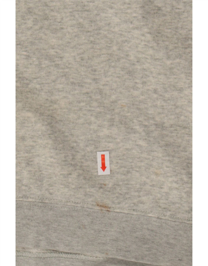 NIKE Womens Graphic Sweatshirt Jumper UK 14 Medium Grey Cotton Vintage Nike and Second-Hand Nike from Messina Hembry 