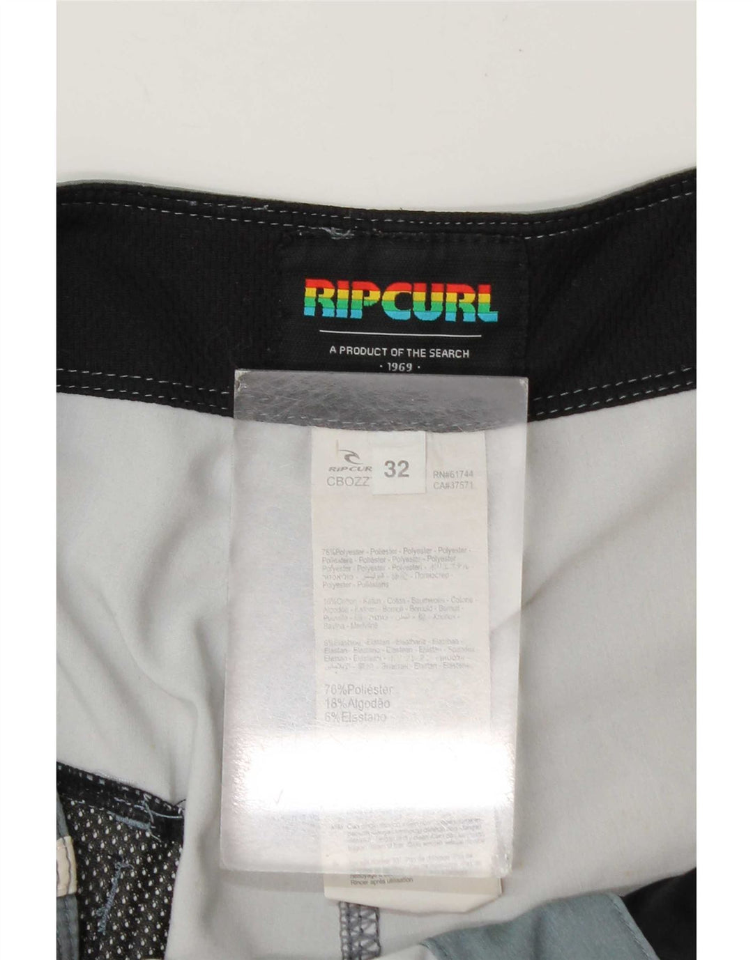Ανδρικό σορτς κολύμβησης Rip Curl Μεσαίο πολύχρωμο ριγέ πολυεστέρα