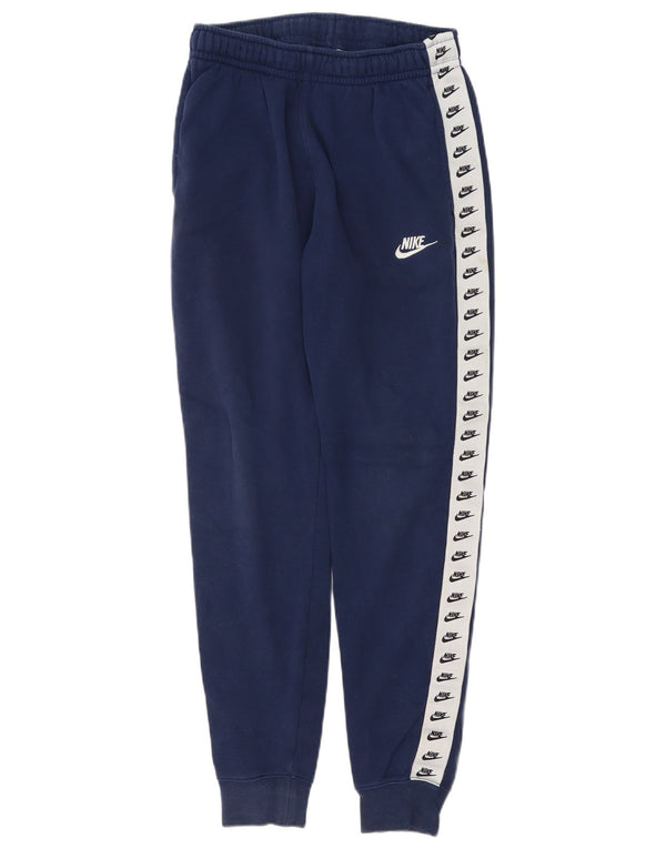 Ανδρικές φόρμες γραφικών Nike παντελόνια Joggers XS Navy Blue Colourblock