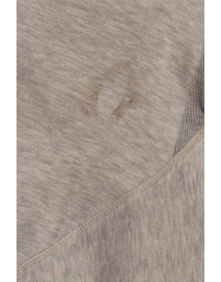 Crew Clothing Ανδρικό γραφικό φούτερ Jumper Μεγάλο γκρι βαμβακερό