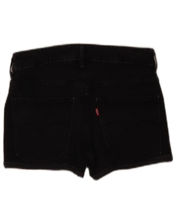 Γυναικείο τζιν Hot παντελόνι Levi's W28 Μεσαίο μαύρο βαμβακερό