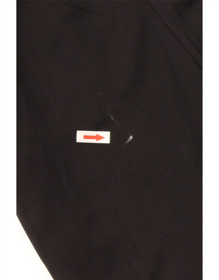 Adidas Boys Tracksuit Trousers Joggers 12-13 Years Black Polyester