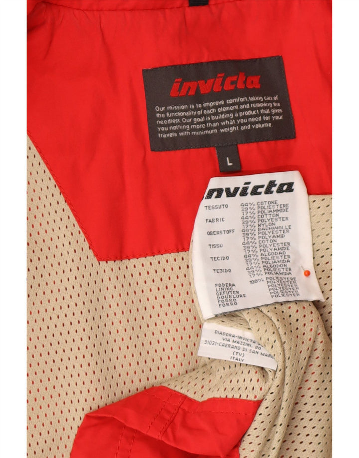 INVICTA Γυναικείο Gilet UK 16 μεγάλο κόκκινο βαμβακερό