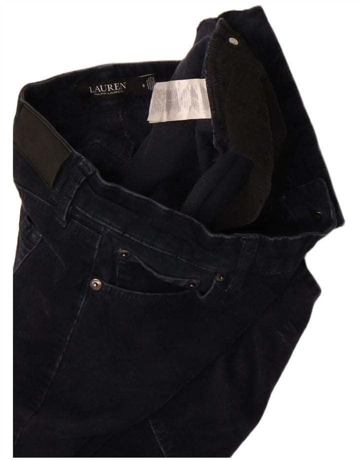 RALPH LAUREN Γυναικείο κοτλέ παντελόνι US 8 Medium W30 L30 Navy Blue