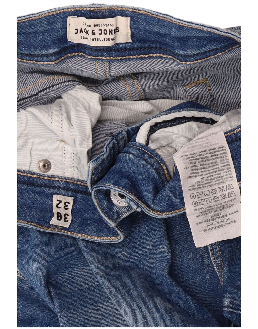 Jack & Jones Ανδρικό Tim Slim Jeans W30 L32 Μπλε βαμβακερό
