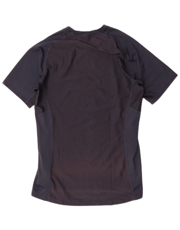 Γυναικείο μπλουζάκι Nike Dri Fit Top UK 14 Medium Navy Blue Colorblock