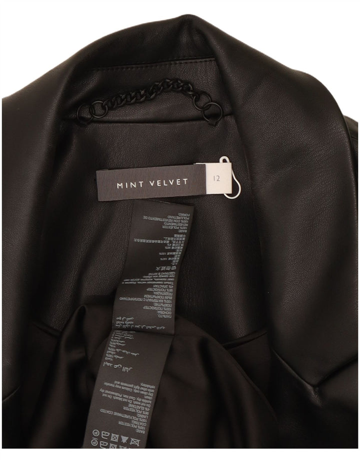 Γυναικείο σακάκι 12 μεσαίου μαύρου με διπλό στήθος MINT VELVET