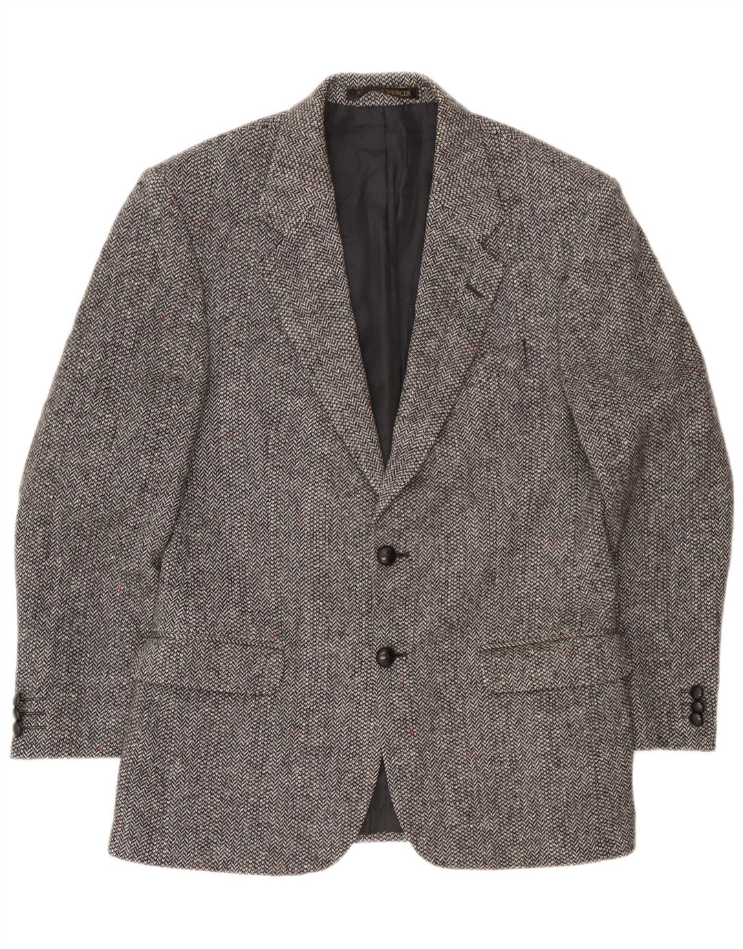 Marks & Spencer Ανδρικό Μπουφάν 2 Button Blazer UK 38 Medium Grey