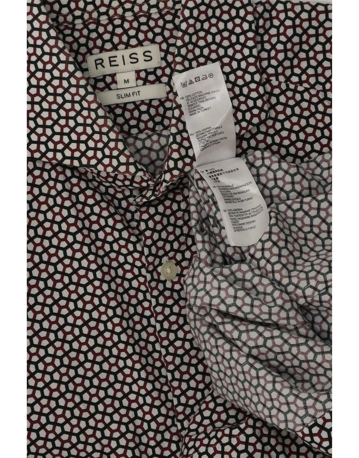 Ανδρικό πουκάμισο Reiss Slim Fit Μεσαίο Πολύχρωμο Γεωμετρικό Βαμβάκι