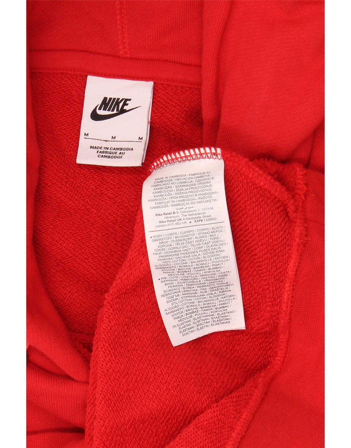 Ανδρικό φούτερ Nike, μεσαίο κόκκινο βαμβακερό