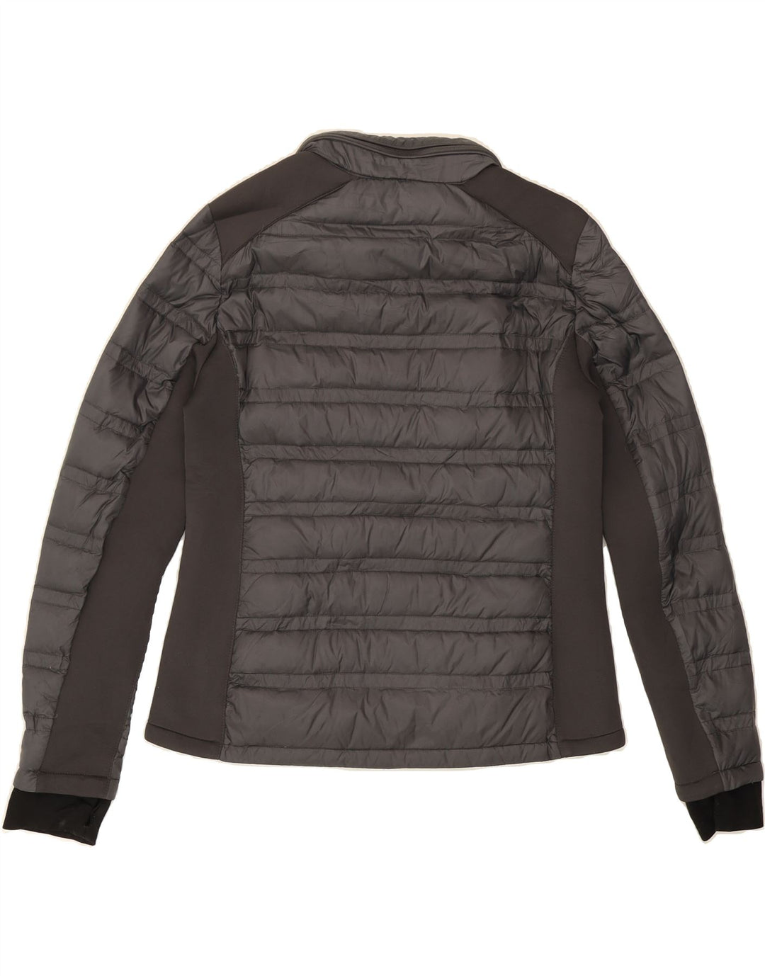 MICHAEL KORS Womens Hooded Padded Jacket UK 16 Large Grey Nylon Vintage Michael Kors and Second-Hand Michael Kors from Messina Hembry 