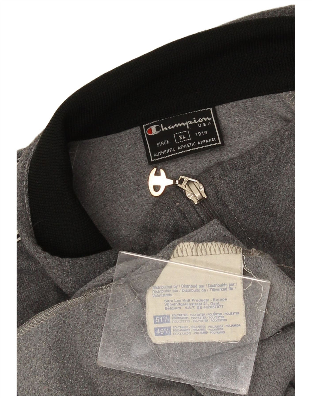 Ανδρική φόρμα Champion Graphic Top Jacket XL Grey Colourblock Polyester