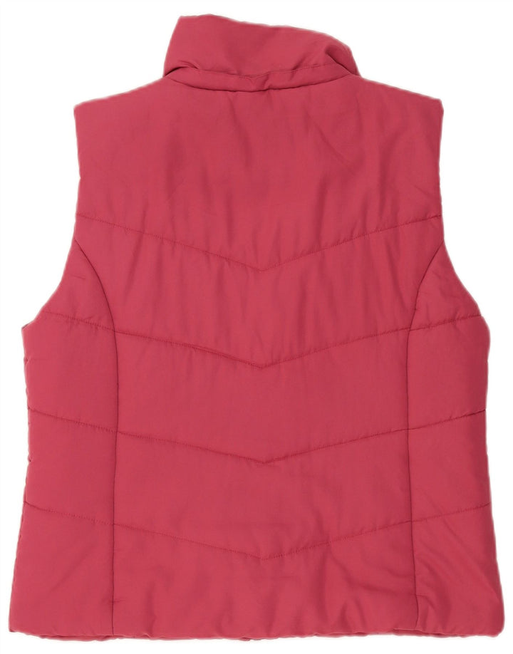 Καγκουρό Γυναικεία padded Gilet UK 16 Large Pink Polyester
