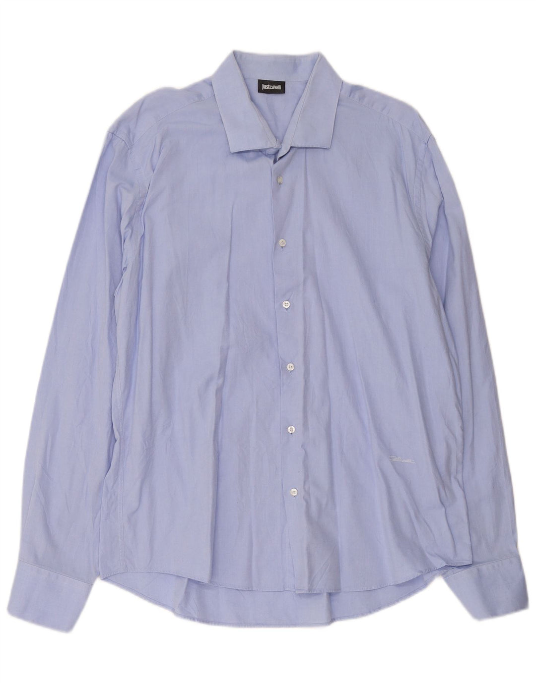 Ανδρικό πουκάμισο Just Cavalli Size 45 17 3/4 XL Μπλε