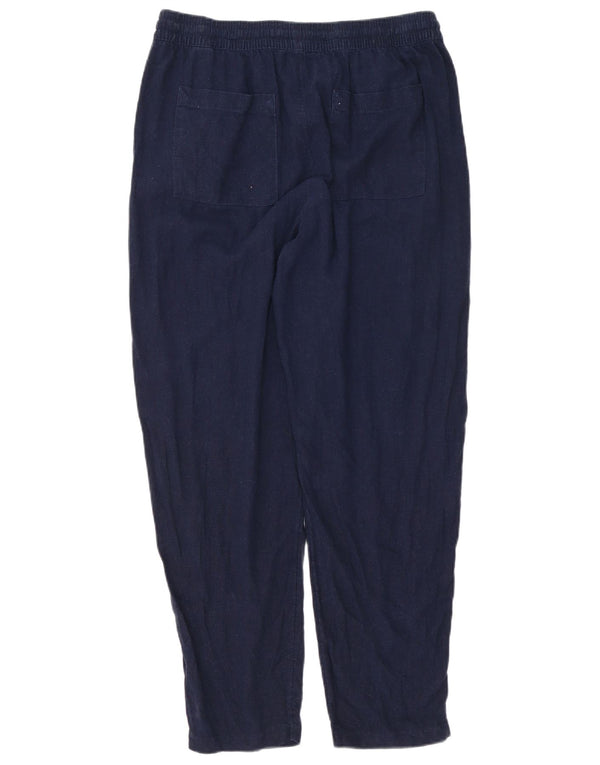 Marks & Spencer Γυναικείο ψηλόμεσο παντελόνι Chino UK 14 Large W32 L28 Navy B