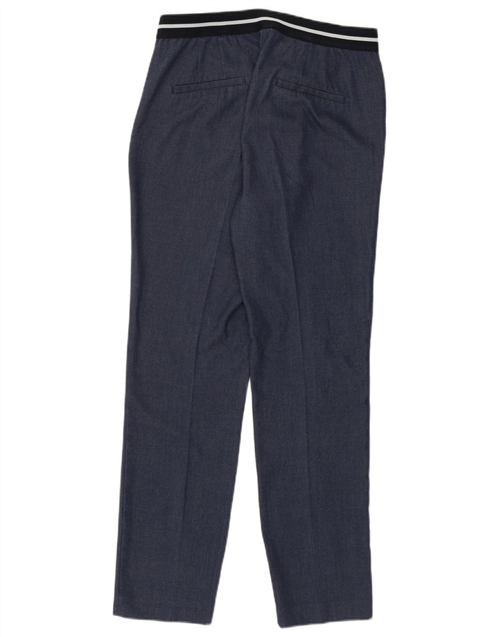 Zara Γυναικείο κωνικό παντελόνι Chino Medium W28 L27 Blue Polyester