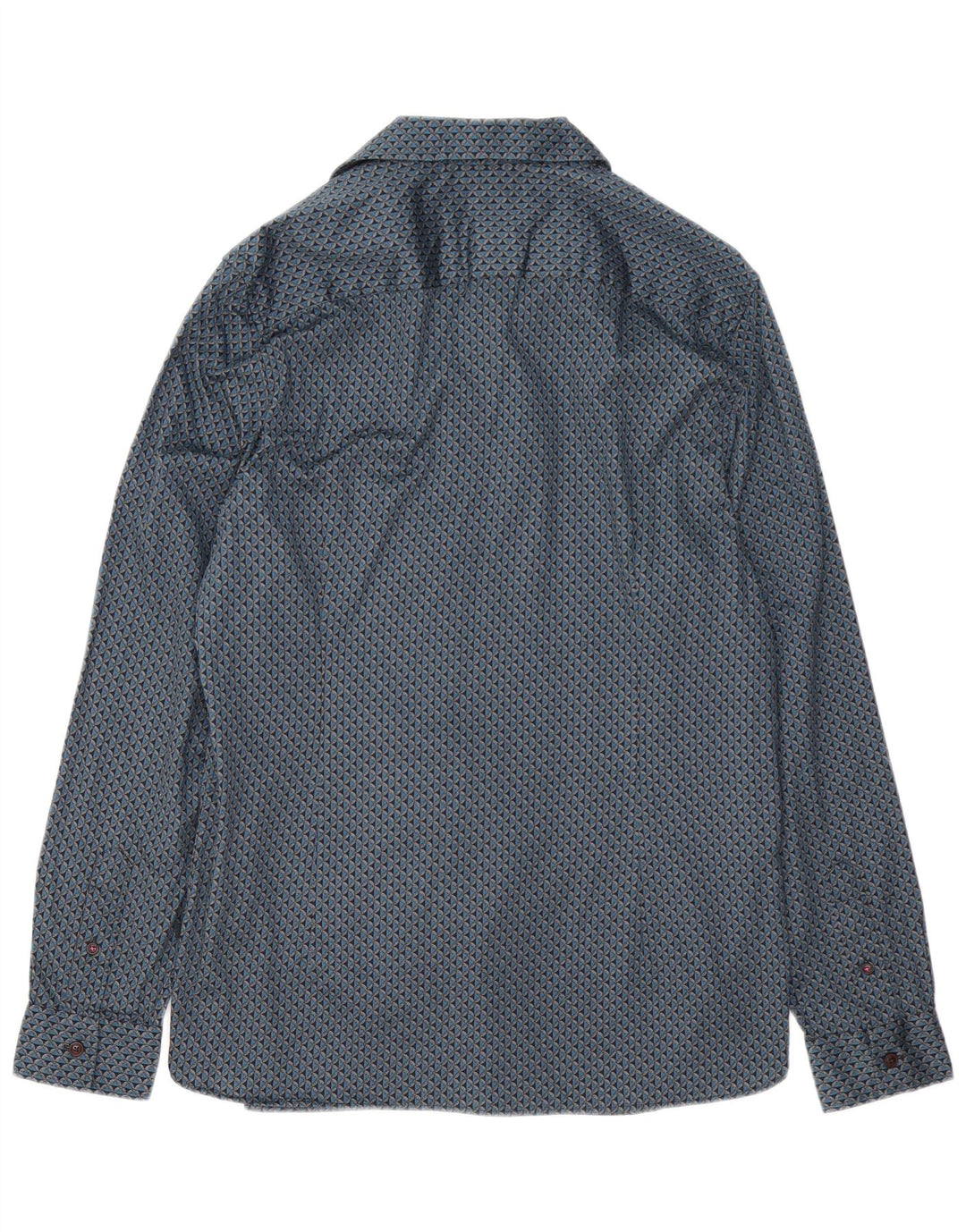 Ted Baker Ανδρικό πουκάμισο Abstract Pattern Μέγεθος 5 XL Μπλε βαμβακερό