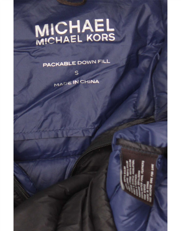Michael Kors Ανδρικό μπουφάν με επένδυση UK 38 Small Navy Blue Nylon