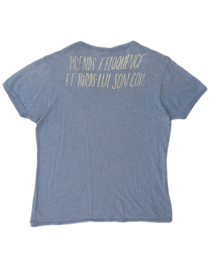 Ανδρικό γραφικό T-Shirt Scotch & Soda Top XL Blue