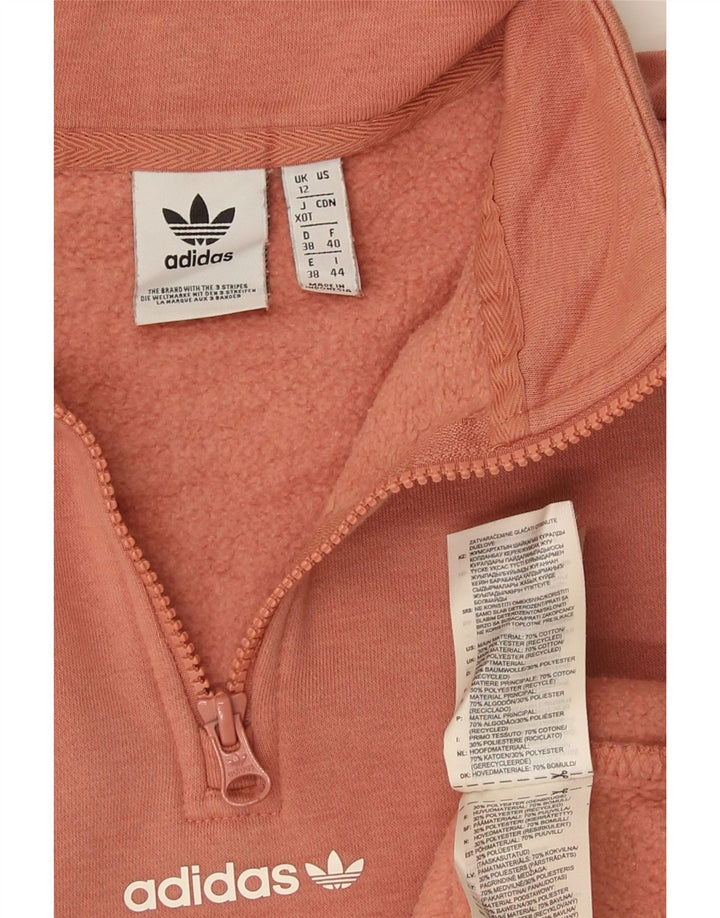 Γυναικείο Φούτερ Adidas Oversized γραφικό Jumper UK 12 Medium Orange