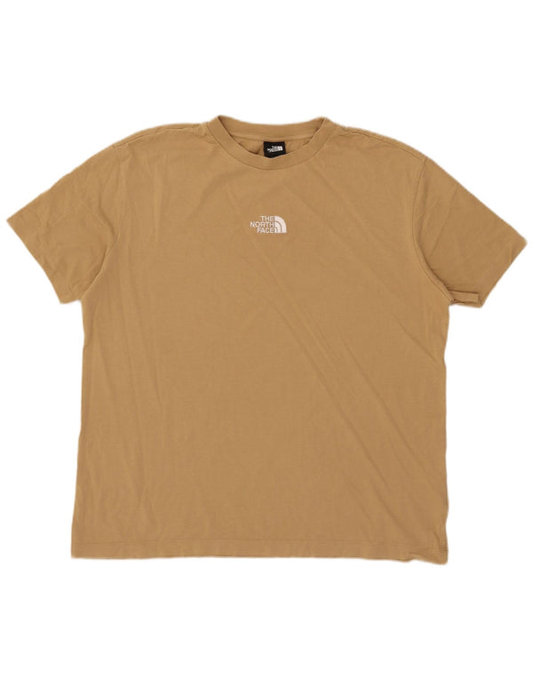 The North Face Γυναικεία Loose Fit Graphic T-Shirt Top UK 14 Medium Khaki