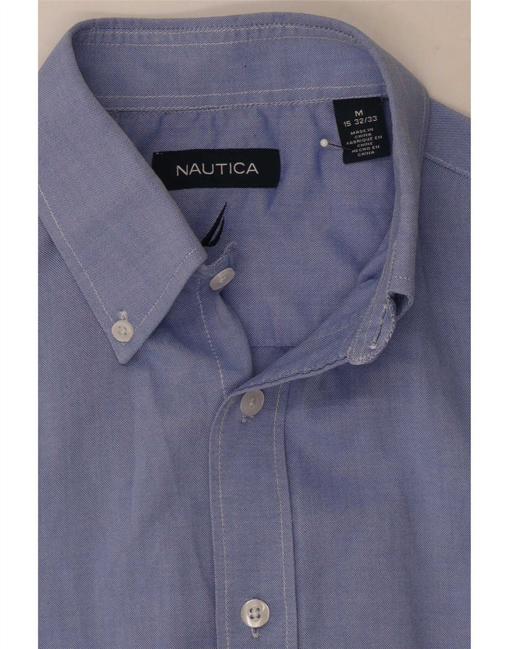 Ανδρικό πουκάμισο Nautica νούμερο 15 μεσαίο μπλε βαμβακερό