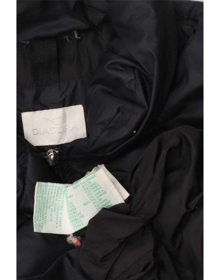 Diadora Γυναικείο παλτό UK 12 Medium Navy Blue Polyamide