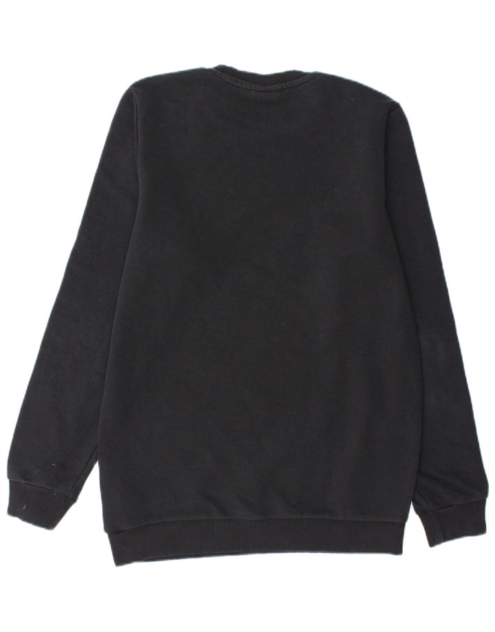 Ανδρικό γραφικό φούτερ FILA Jumper Small Black Colourblock Βαμβακερό